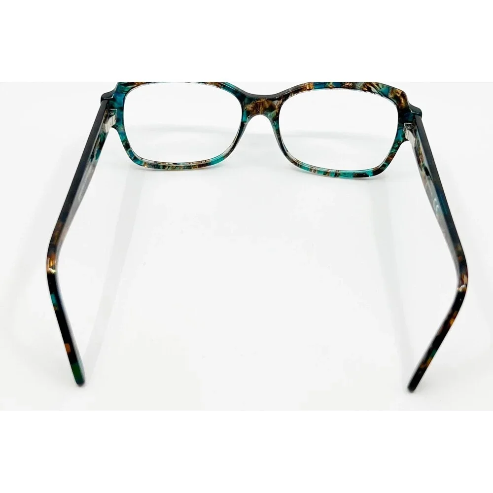 Kirkland Signature Eyeglasses Womens Teal Tortoise Alium 52-16-138